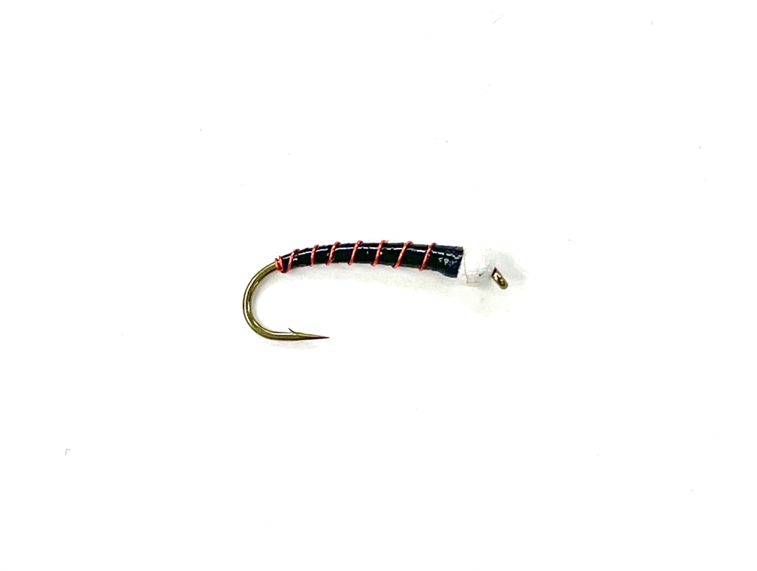 FAD BC Chironomid Bomber - Black/Red - Size 10